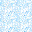 © anna_leni - Veterinary White Line Seamless Pattern
