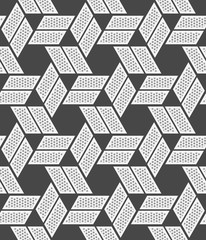 Poster - abstract seamless pattern of geometric shapes.