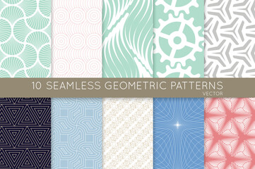 collection of seamless patterns
