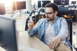 © Jelena - Programmer using phone