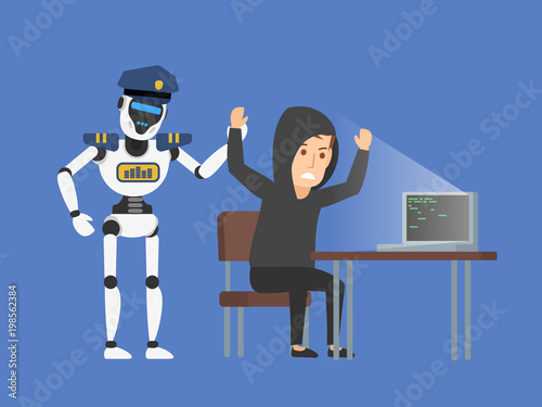 hacking vector robot