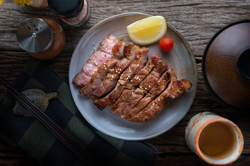 Wall Mural - Pork grill  Japanese cooking style.