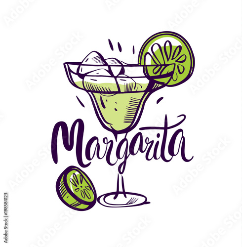 Fotomural Vector illustration Classics margarita