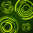 © vladystock - Abstract background of glowing circles, technology backdrop, geometric shapes, vector illustration, eps 10