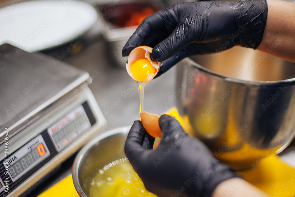 process of cooking in a restaurant Stock Photo | Adobe Stock