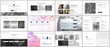 © xenia_design - Set of vector templates for website design, minimal presentations, portfolio. Simple elements on white background. Templates for presentation slides, flyer, leaflet, brochure cover, annual report