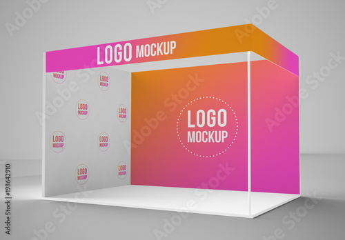 Download Exhibition Booth Mockup Stock Template | Adobe Stock