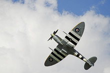 A Shot Of A World War Two Fighter Aircraft (Spitfire).