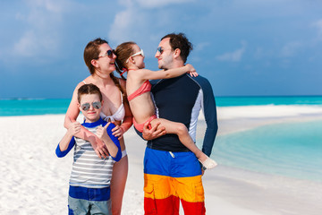 Wall Mural - Family on summer vacation