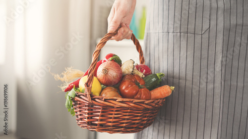Plakat Świeżych warzyw zdrowy karmowy pojęcie