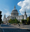 The historic St Pauls Cathedral in London, England.