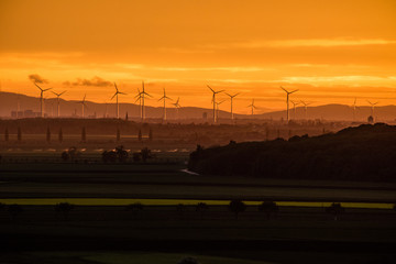 Wind Farm of Wind Turbines