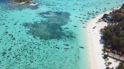 Wall Mural - Aerial view of paradise Ko Lipe, Thailand