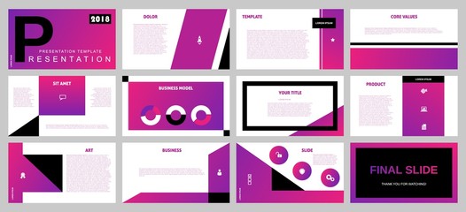 Wall Mural - Backgrounds of digital technology. Purple blurred elements for presentation templates. Leaflet, Annual report, cover design. Banner, brochure, layout, design. Flyer. Vector illustration