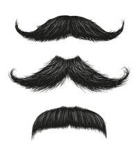 Three Mustache Set