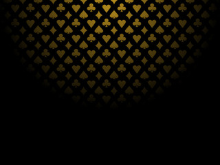 Poker gold background