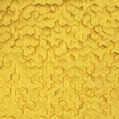 Poster - Hexagons made of rhombuses