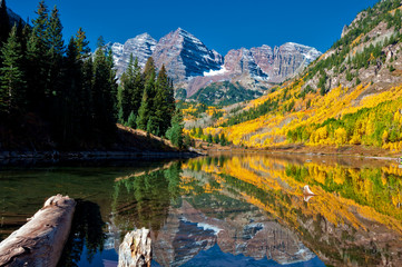 Wall Mural - Maroon Bells Glory 2