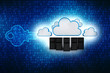 © blackboard - 3d rendering Cloud computing concept