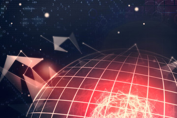 Aufkleber - Creative globe wallpaper