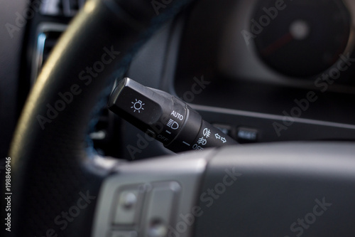 Light Switch In The Steering Wheel Of The Car Buy This