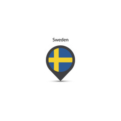 Canvas Print - sweden icon. sign design