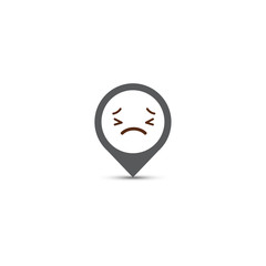 Sticker - emoji icon. sign design