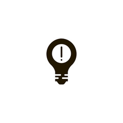 Canvas Print - lightbulb icon. sign design