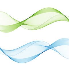 Wall Mural - Abstract web smooth spring fresh dividers lines collection of bright