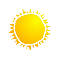 Poster - sun icon design