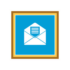 Mail icon. Vector Illustration