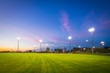 Baseball Field Sunset
