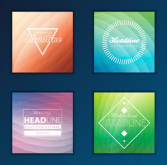 Wall Mural - Modern Vector abstract brochure, report or flyer design template