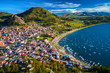 Town of Copacabana and the lake of Titicaca, Bolivia