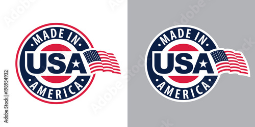 Made in USA (United States of America) Poster Mural XXL