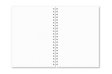 Poster - Vector realistic opened notebook cover.