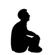 © zolotons - silhouette man sitting