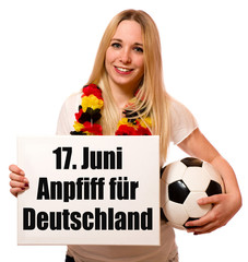 Sticker - 17. Juni Anpfiff für Deutschland