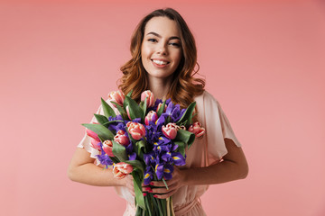 Poster - Portrait of a joyful young girl