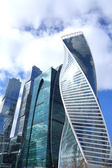 Skyscrapers of Moscow business city