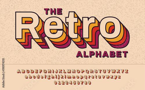 Dekoracja na wymiar  retro-czcionka-lat-90-tych-80-tych-z-efektem-vhs-alfabet-wektorowy-abc