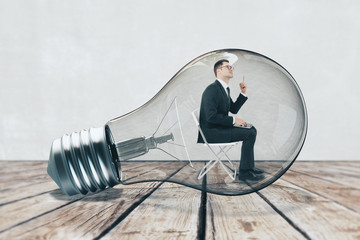 Aufkleber - Success and plan concept