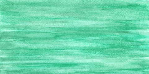 Poster - Green abstract watercolor texture background.