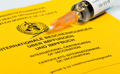 Poster - vaccination certificate