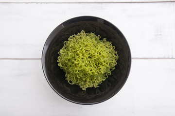 instant green noodle