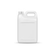 mock up liquid laundry detergent package, realistic blank plastic white canister. Mockup for brand and package design