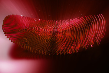 Poster - 3D illustration Fingerprint scan provides security access with biometrics identification. Personal data hacking concept. Hacking, insecurity