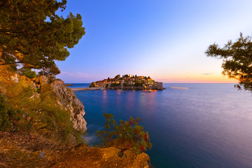 Wall Mural - Island Sveti Stefan - Montenegro