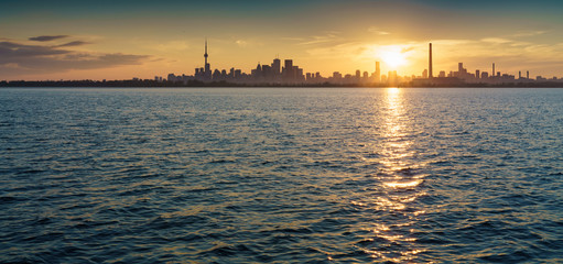 Wall Mural - City skyline and Lake Ontario