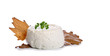 © guy - fromage de chèvre sur fond blanc